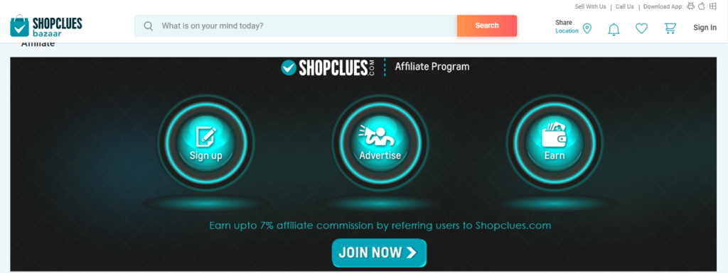 ShopClues Affiliate Program